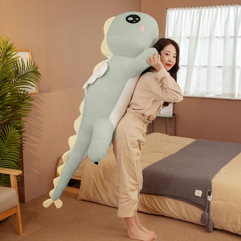Jetzt Langer XXL Plüsch Dinosaurier zum kuscheln bei Kuscheltiere.store kaufen