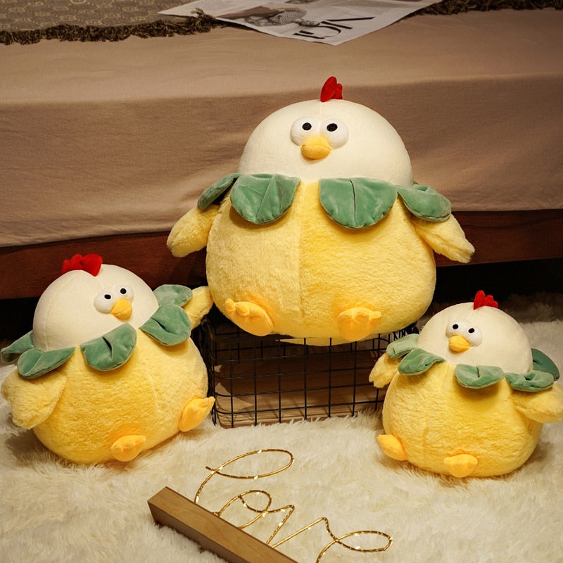 Jetzt Lustiges Plüsch Hühnchen im Cartoon Look (28/33/43cm) bei Kuscheltiere.store kaufen