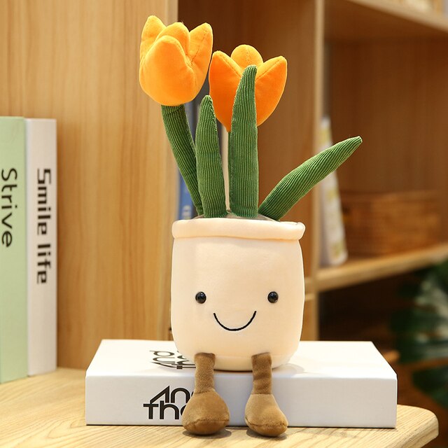 Jetzt Lustige Plüsch Topfplanzen zur Deko oder zum kuscheln bei Kuscheltiere.store kaufen