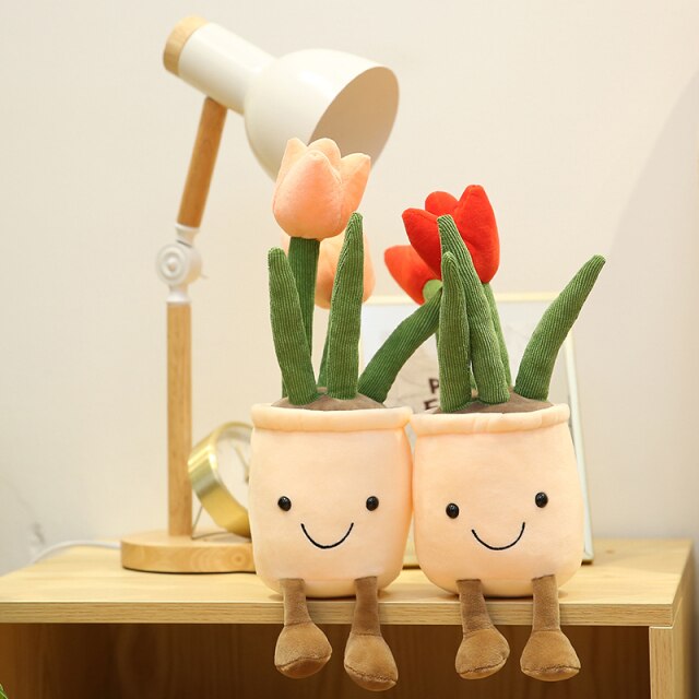 Jetzt Lustige Plüsch Topfplanzen zur Deko oder zum kuscheln bei Kuscheltiere.store kaufen