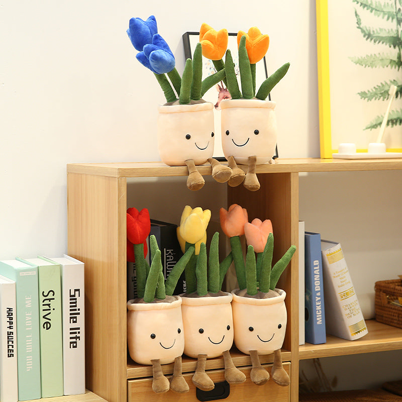 Jetzt Lustige Plüsch Topfplanzen zur Deko oder zum kuscheln bei Kuscheltiere.store kaufen