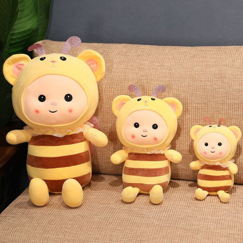Jetzt Lustige Honigbiene als Kuscheltier (28/40/60cm) bei Kuscheltiere.store kaufen