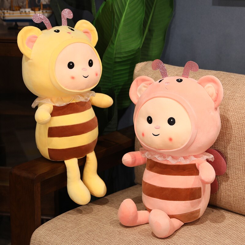 Jetzt Lustige Honigbiene als Kuscheltier (28/40/60cm) bei Kuscheltiere.store kaufen