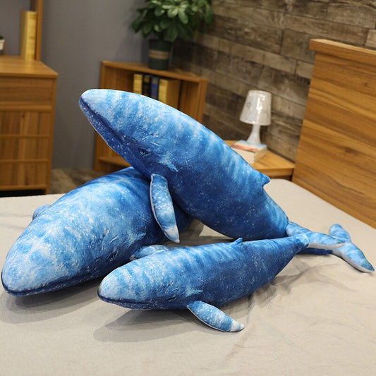 Jetzt Blauer Wal Stofftier (55/70cm) bei Kuscheltiere.store kaufen
