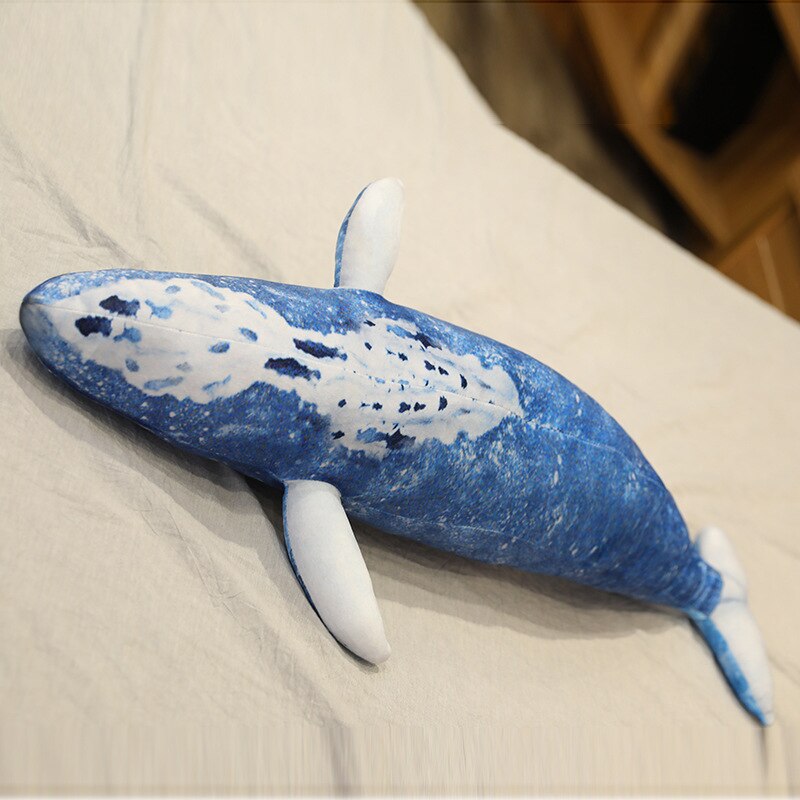 Jetzt Blauer Wal Stofftier (55/70cm) bei Kuscheltiere.store kaufen