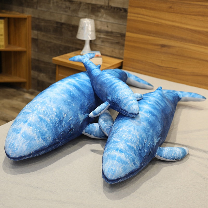 Jetzt Blauer Wal Stofftier (55/70cm) bei Kuscheltiere.store kaufen