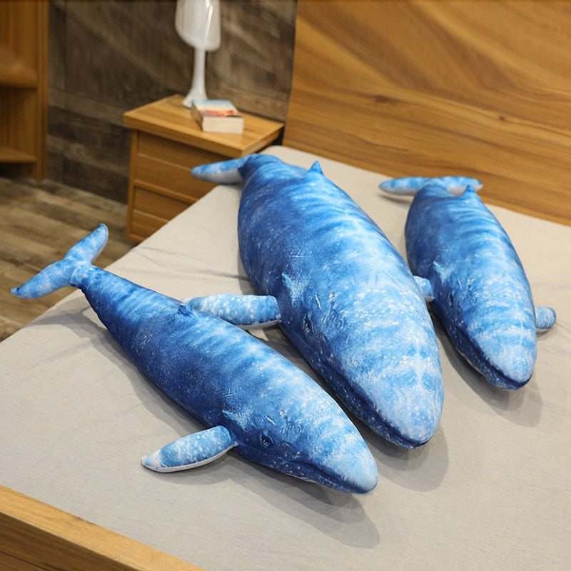 Jetzt Blauer Wal Stofftier (55/70cm) bei Kuscheltiere.store kaufen