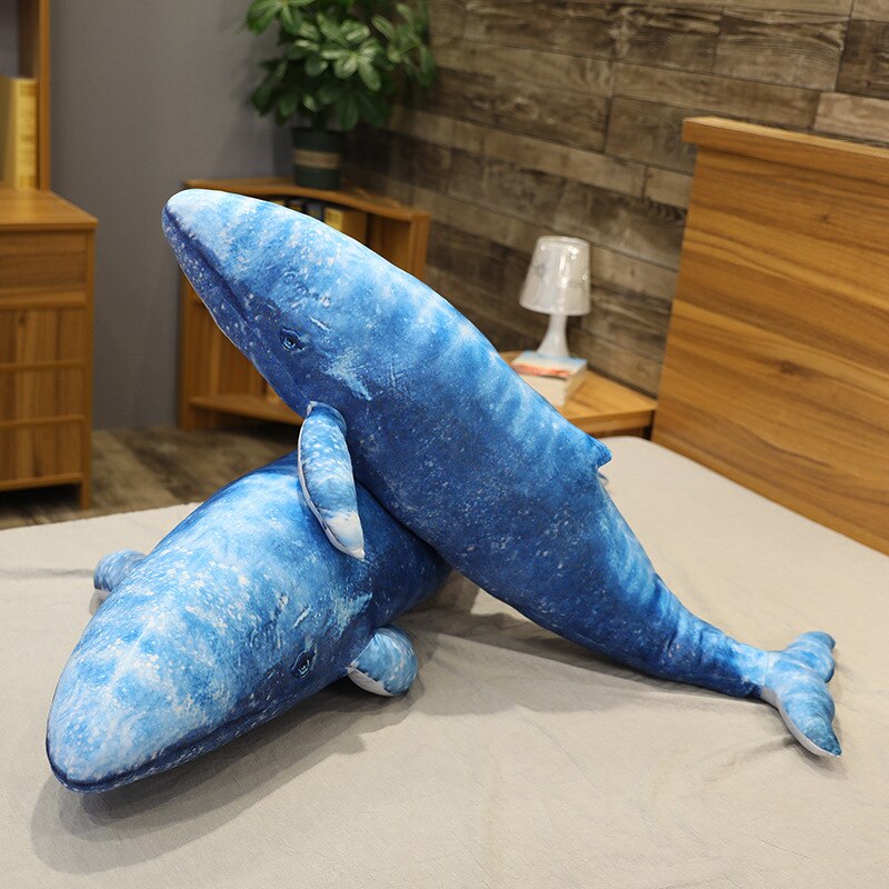 Jetzt Blauer Wal Stofftier (55/70cm) bei Kuscheltiere.store kaufen