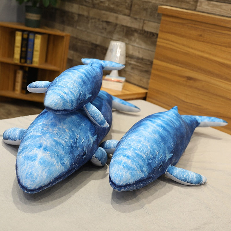 Jetzt Blauer Wal Stofftier (55/70cm) bei Kuscheltiere.store kaufen
