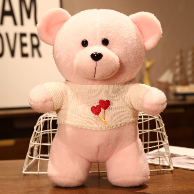 Jetzt Flauschige Plüsch Teddys in 5 verschiedenen Motiven (25/35cm) bei Kuscheltiere.store kaufen