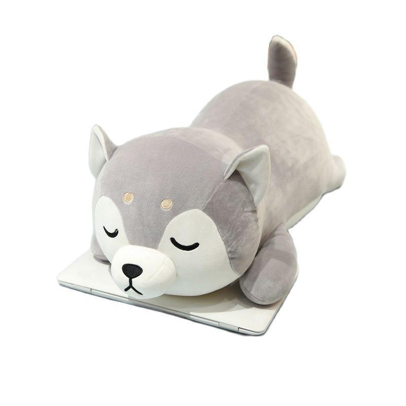 Schlafender Husky Plüschfreund