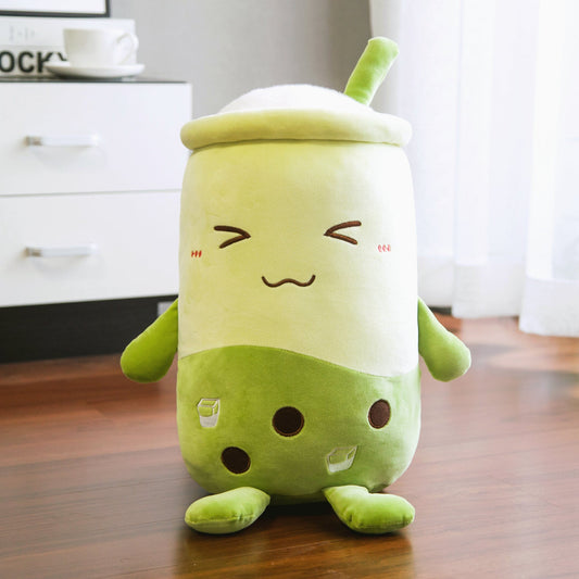 Jetzt Matcha Bubble Tee Plüschfiguren als Tassen (ca. 25cm bis 50cm) bei Kuscheltiere.store kaufen