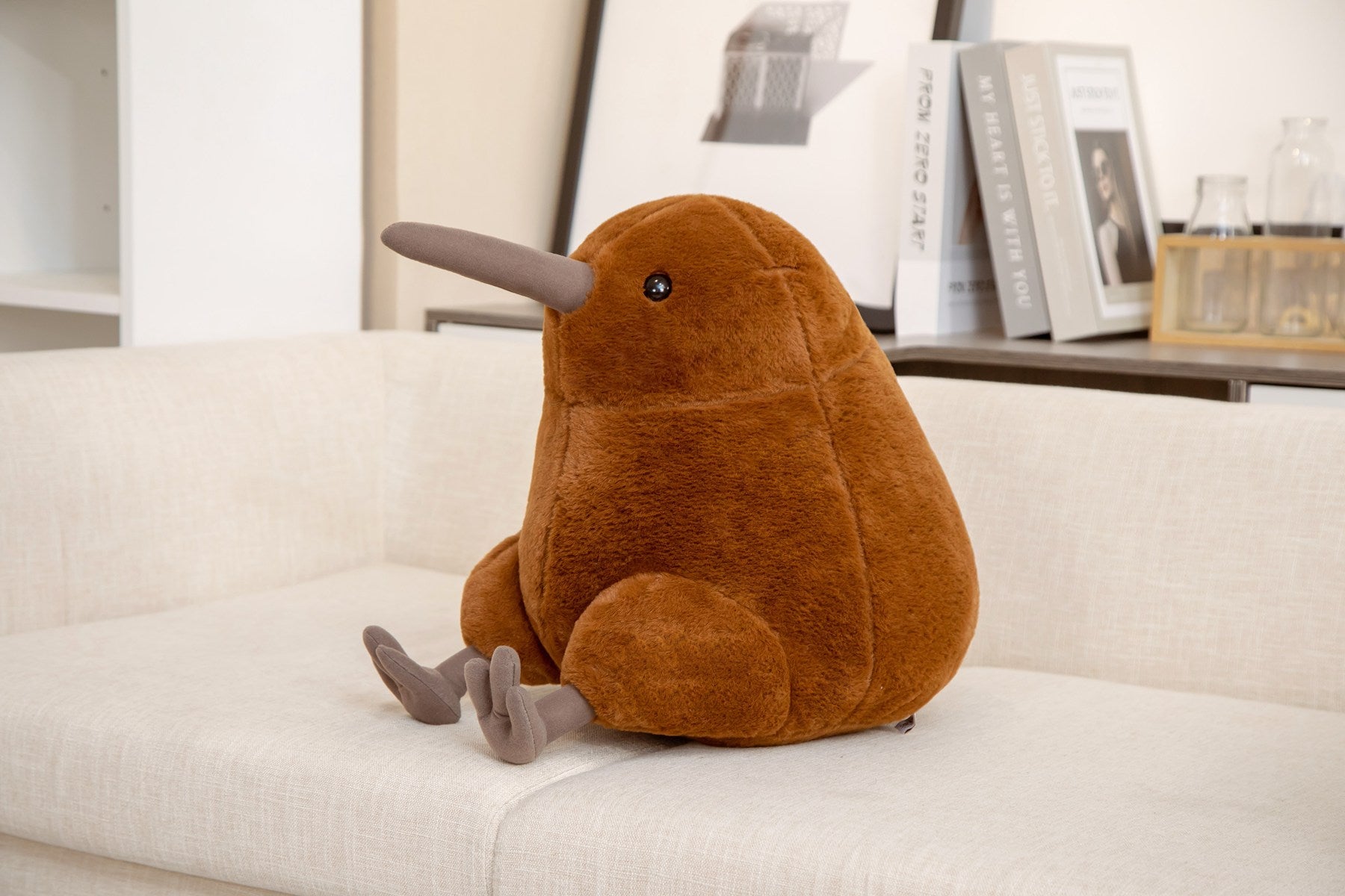 Jetzt Lieblicher Kiwi Plüsch Kuscheltier (30cm oder 40cm) bei Kuscheltiere.store kaufen