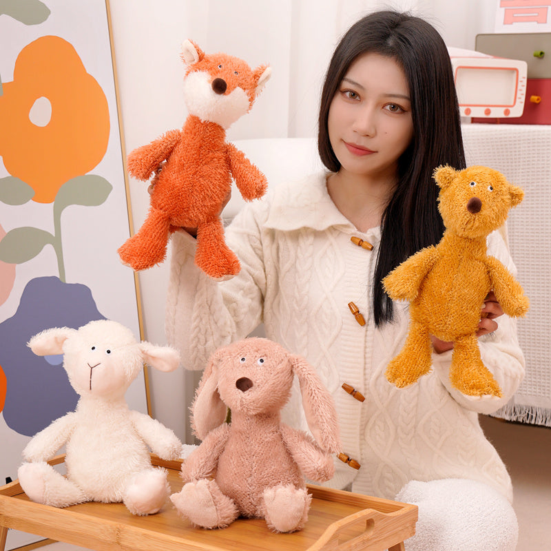 Jetzt Alpaca, Hase, Bär oder Fuchs Lustige Plüschtiere (ca 30cm) bei Kuscheltiere.store kaufen