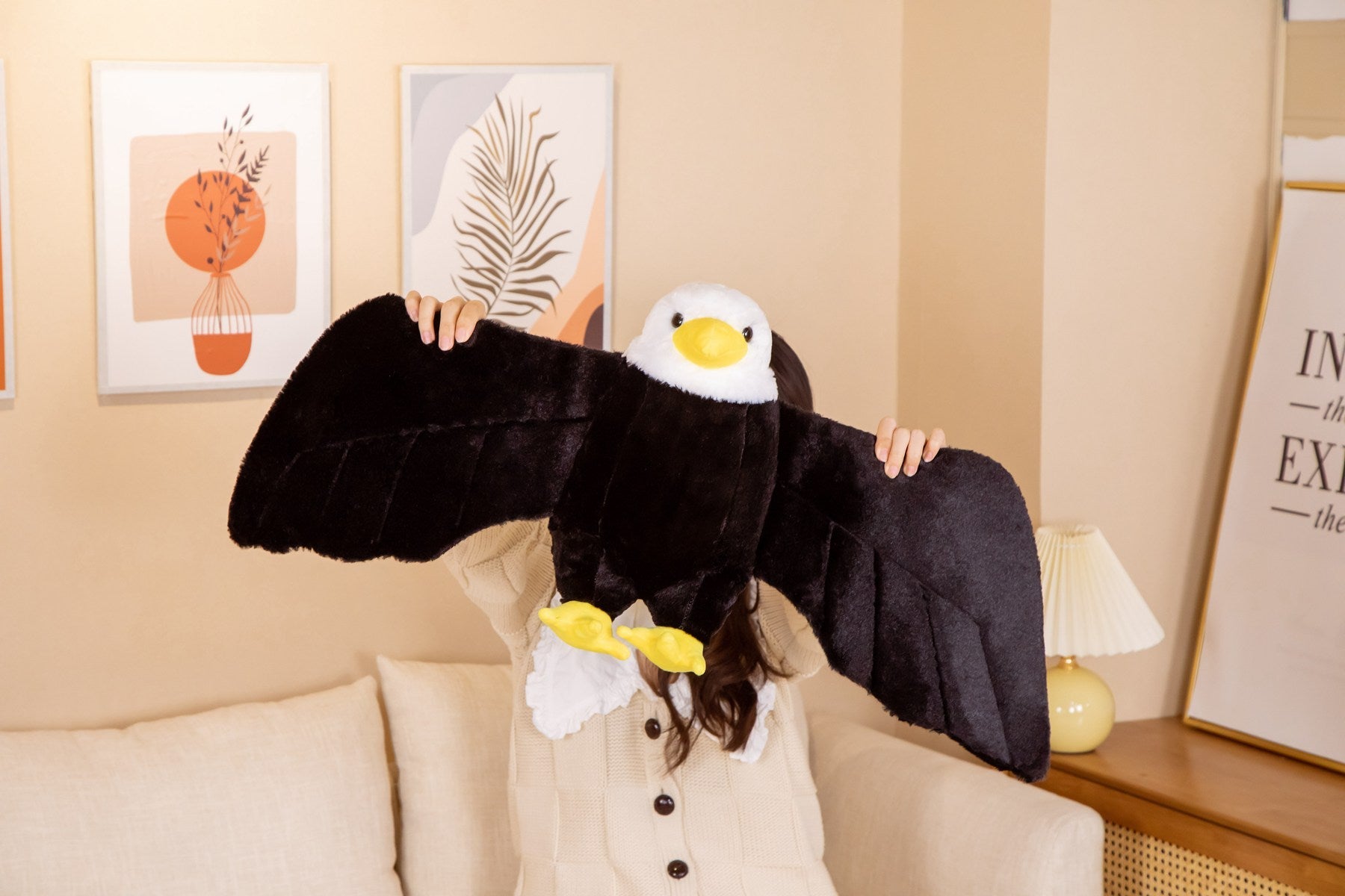 Jetzt Adler Stofftier (ca. 40cm) bei Kuscheltiere.store kaufen