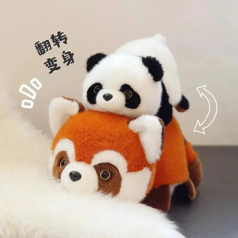 Rot-weißer Panda-Verwandlungspüppchen
