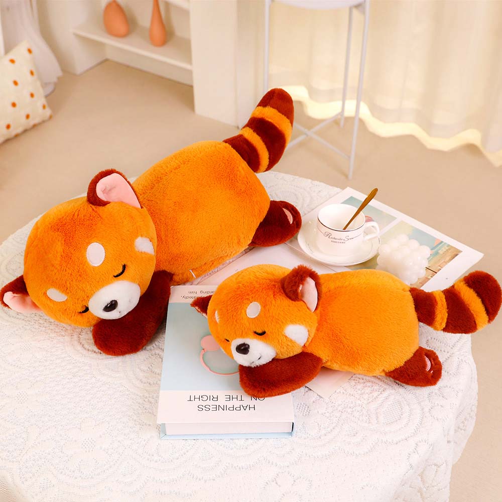 Schlafender Roter Panda Plüsch