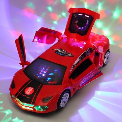 Supercar toy - beweglich und leuchtend - spielzeugauto