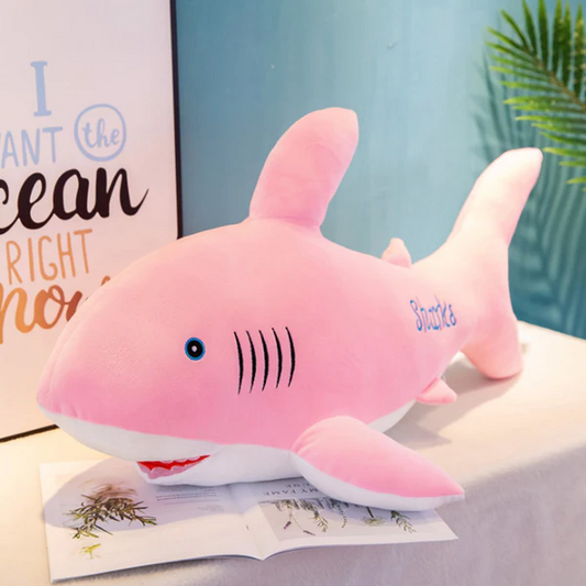 Sharkie rosa plüschhai