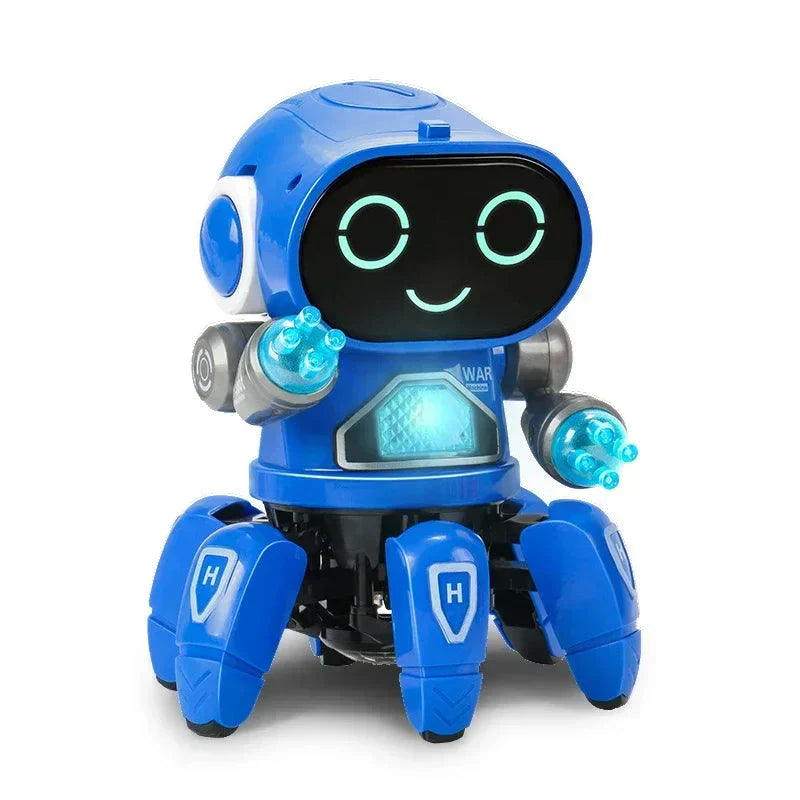 Tanzender roboter mit licht und musik