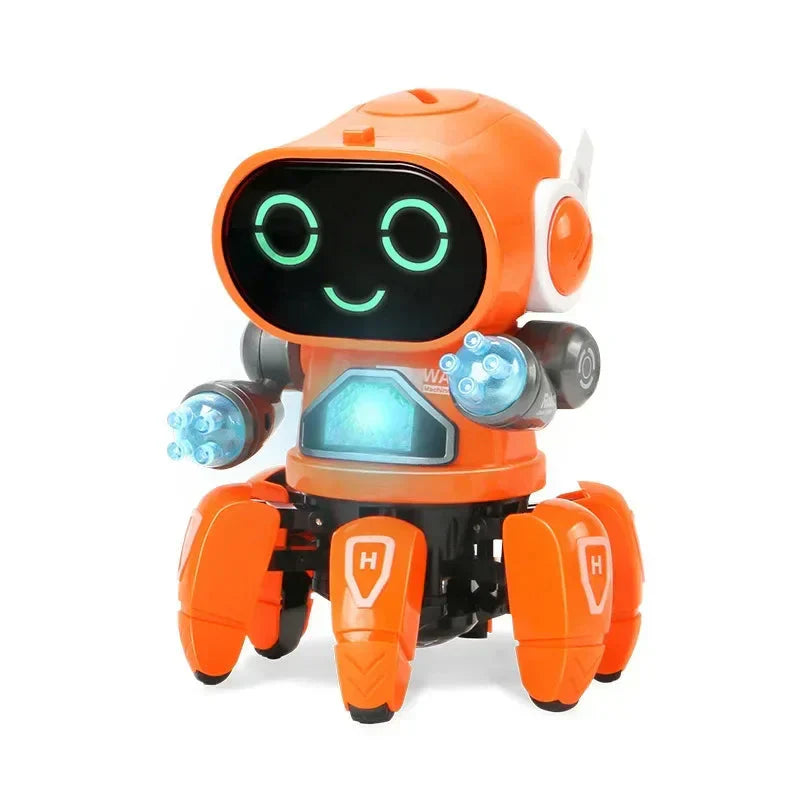 Tanzender roboter mit licht und musik