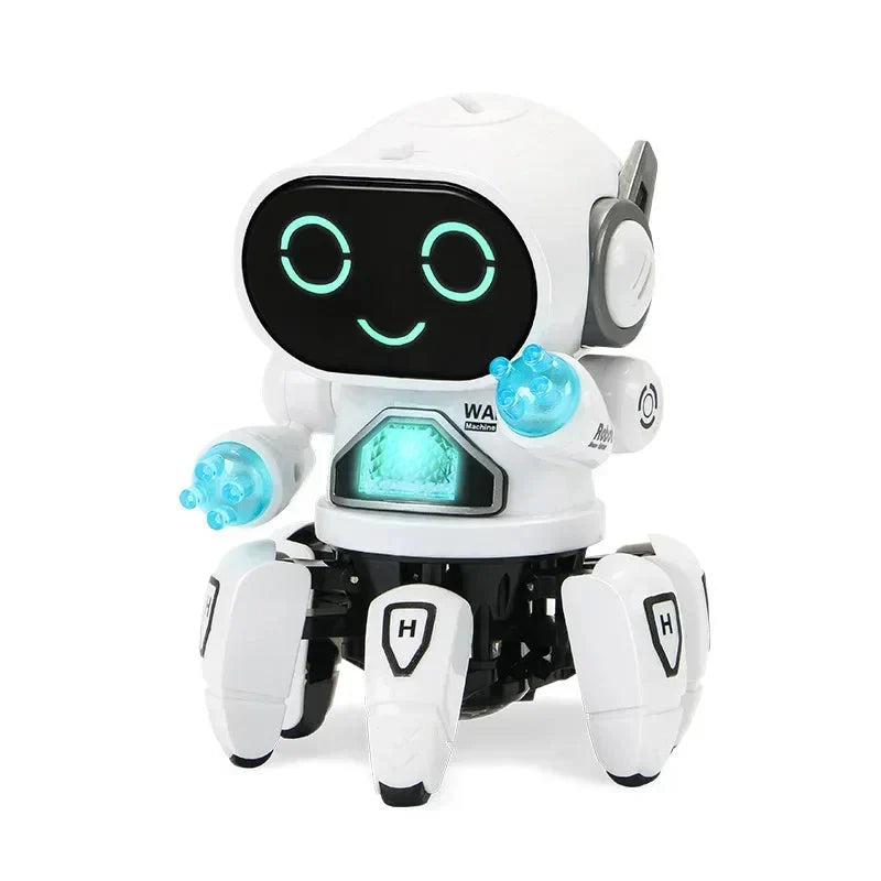 Tanzender roboter mit licht und musik