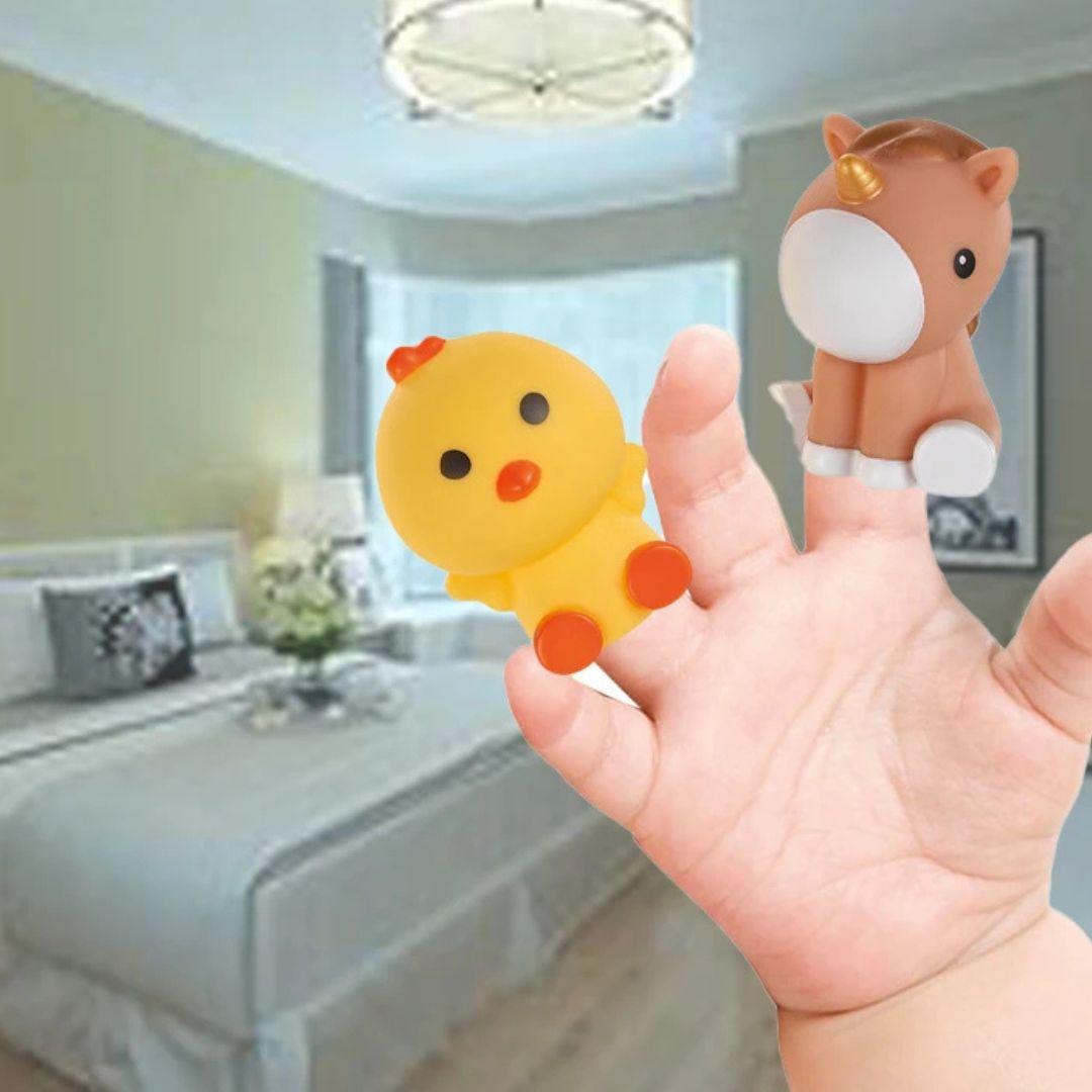 Pädagogisches farm fingerpuppen stappelspiel