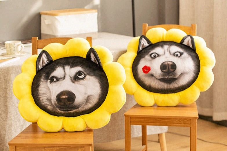 Sonnenschein-Husky Kissen