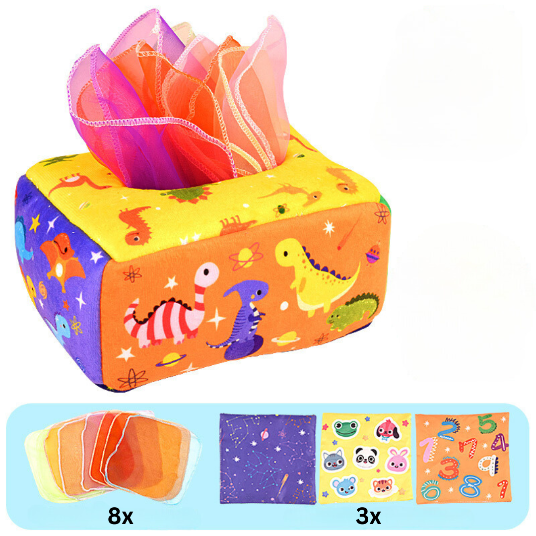 Montessori spielzeug taschentuchbox