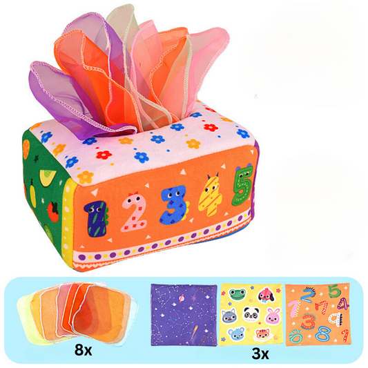 Montessori spielzeug taschentuchbox