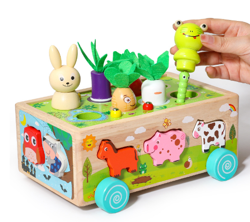 Montessori Holzspielzeug - Formensortiergeschenk