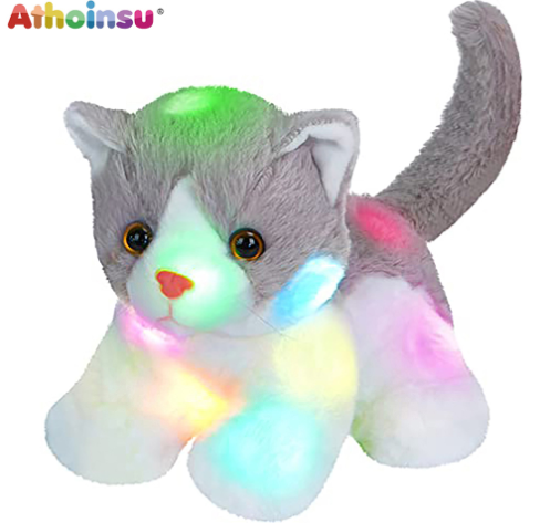 Glow Husky Welpe Plüschtier - Weich und Niedlich Gefüllt