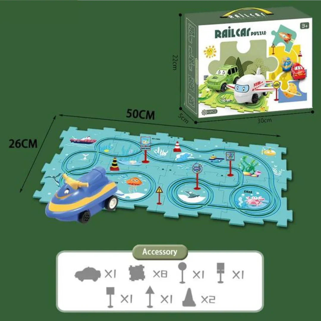 Puzzletrack - elektrische puzzlebahn