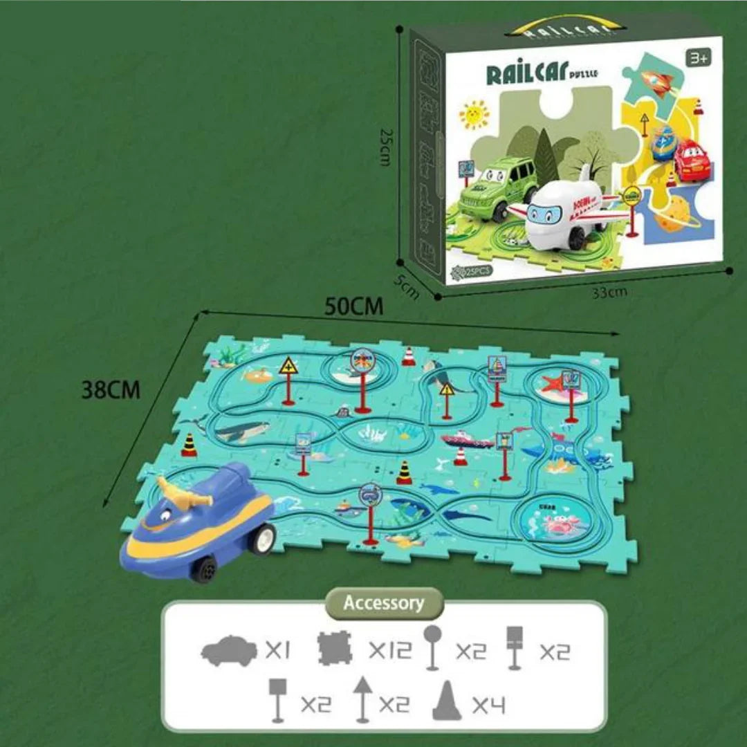 Puzzletrack - elektrische puzzlebahn