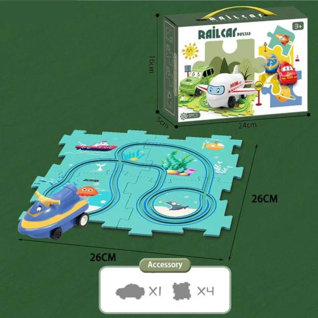 Puzzletrack - elektrische puzzlebahn