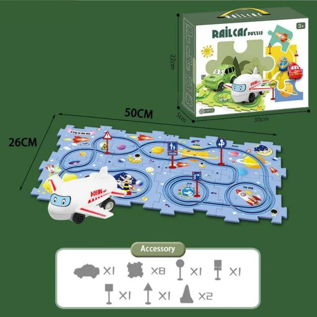 Puzzletrack - elektrische puzzlebahn