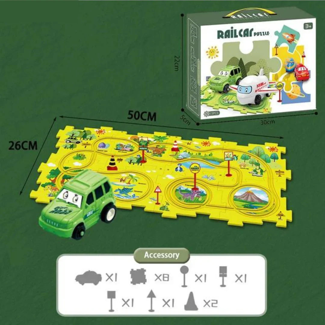 Puzzletrack - elektrische puzzlebahn