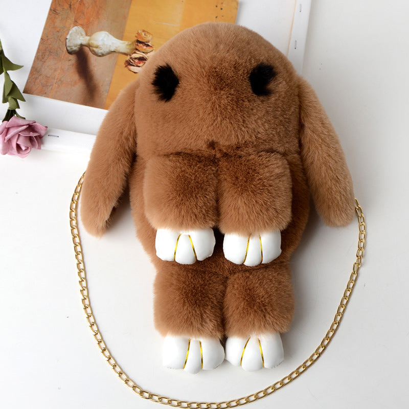 Plüsch-Kaninchen-Tasche