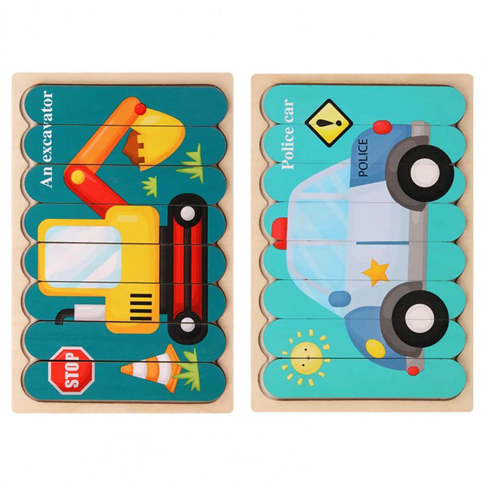 Herausforderung für junge köpfe - puzzlespiel