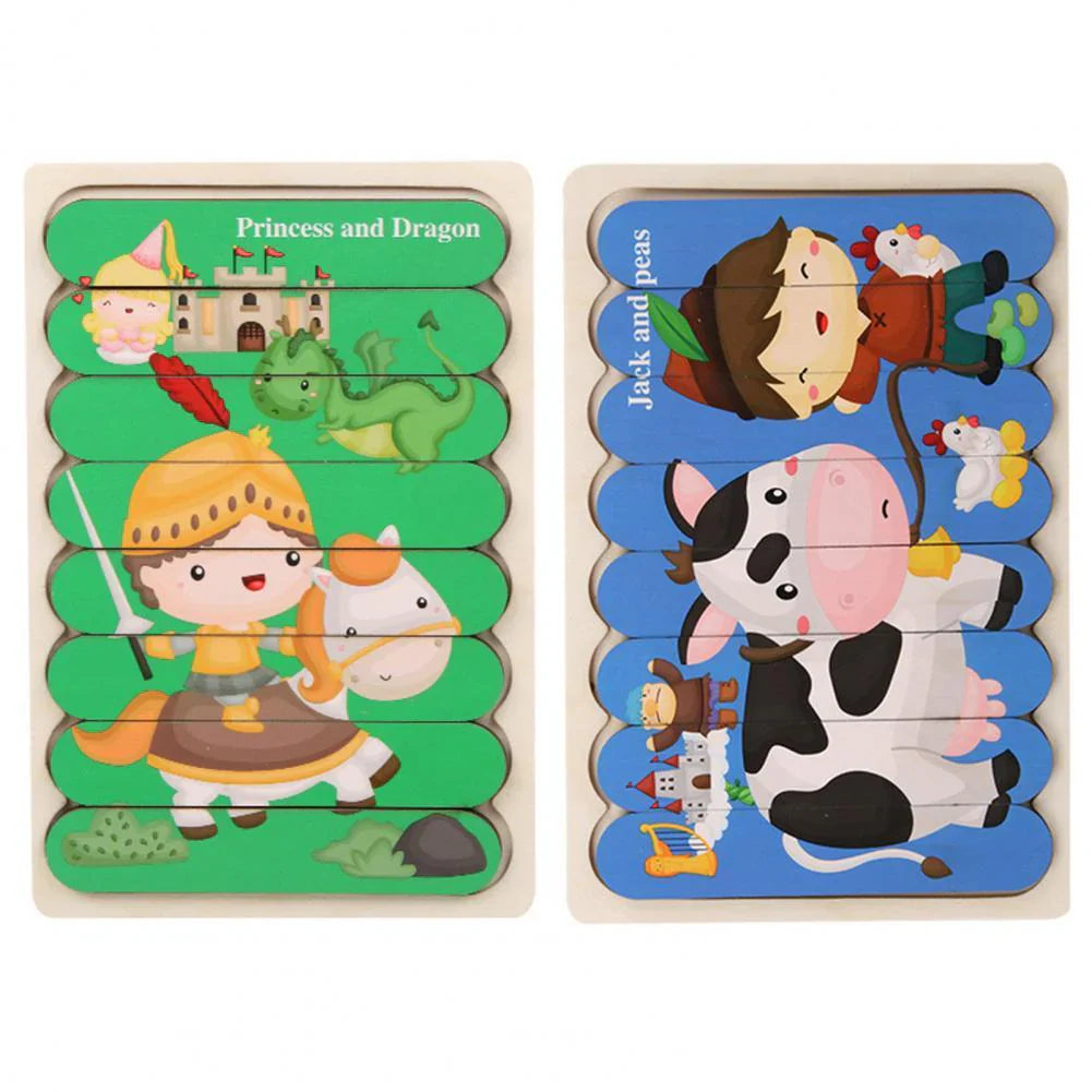 Herausforderung für junge köpfe - puzzlespiel