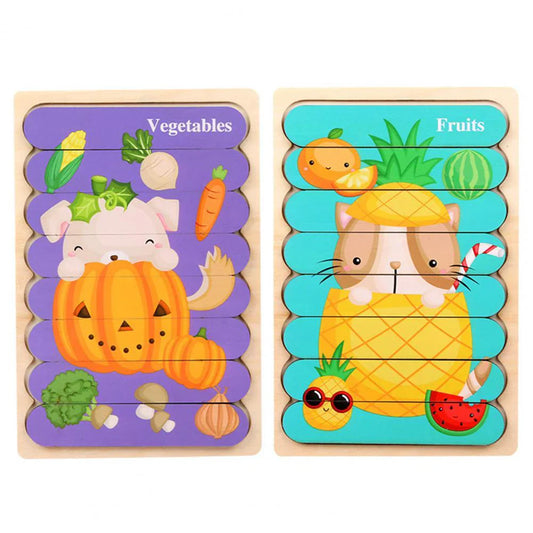 Herausforderung für junge köpfe - puzzlespiel