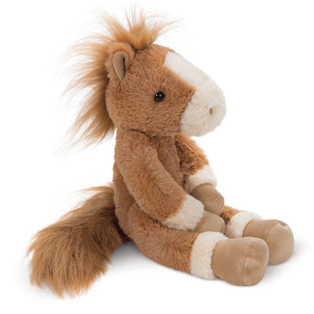 Buddy das Kuschelpony Braun-Weiß