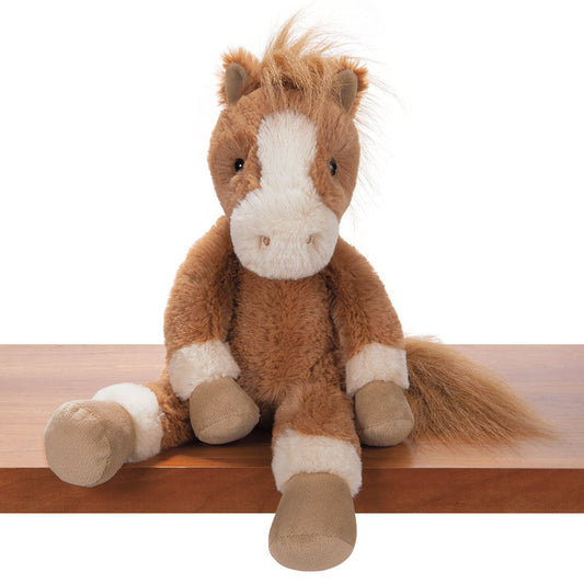 Buddy das Kuschelpony Braun-Weiß