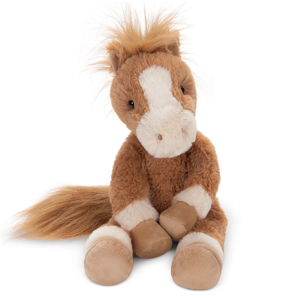 Buddy das Kuschelpony Braun-Weiß