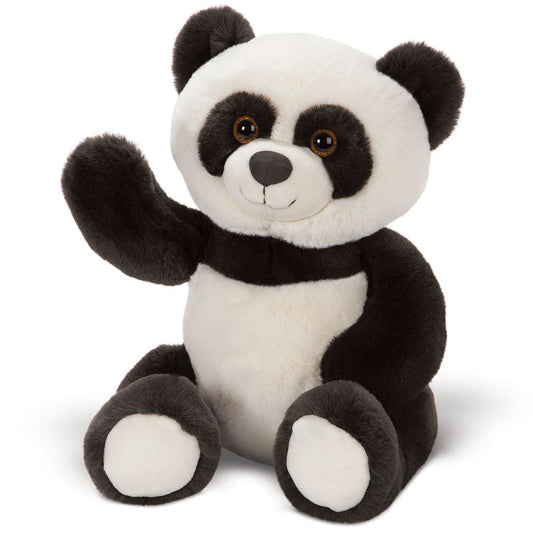 Knuddeliger Panda-Bär Schwarz-Weiß