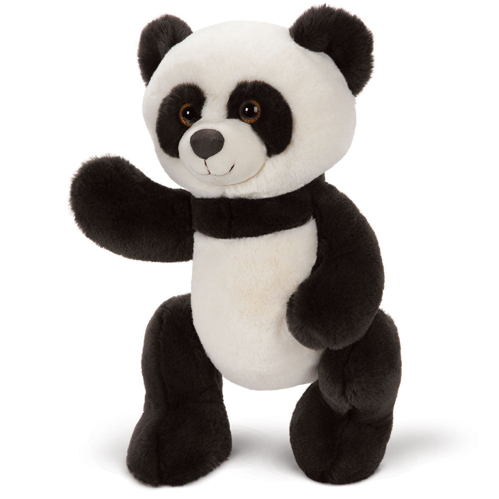 Knuddeliger Panda-Bär Schwarz-Weiß