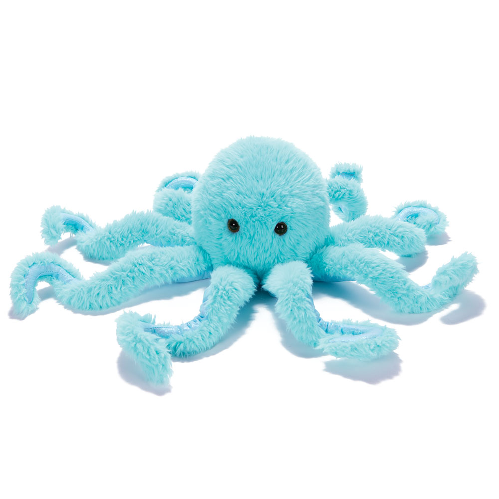 Kuscheltier Oktopus Blau