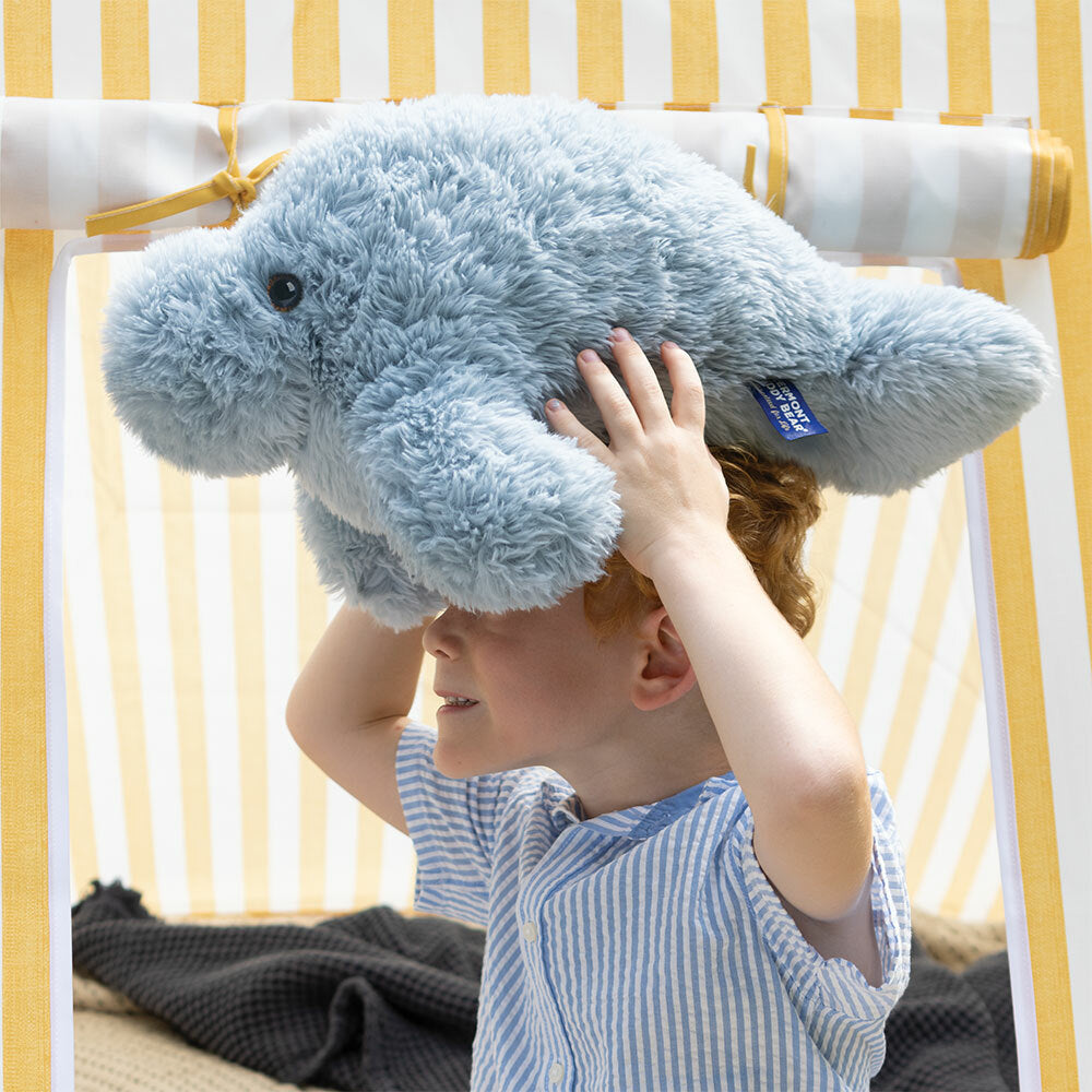 Manatee - Kuscheliges Blaues Plüschtier