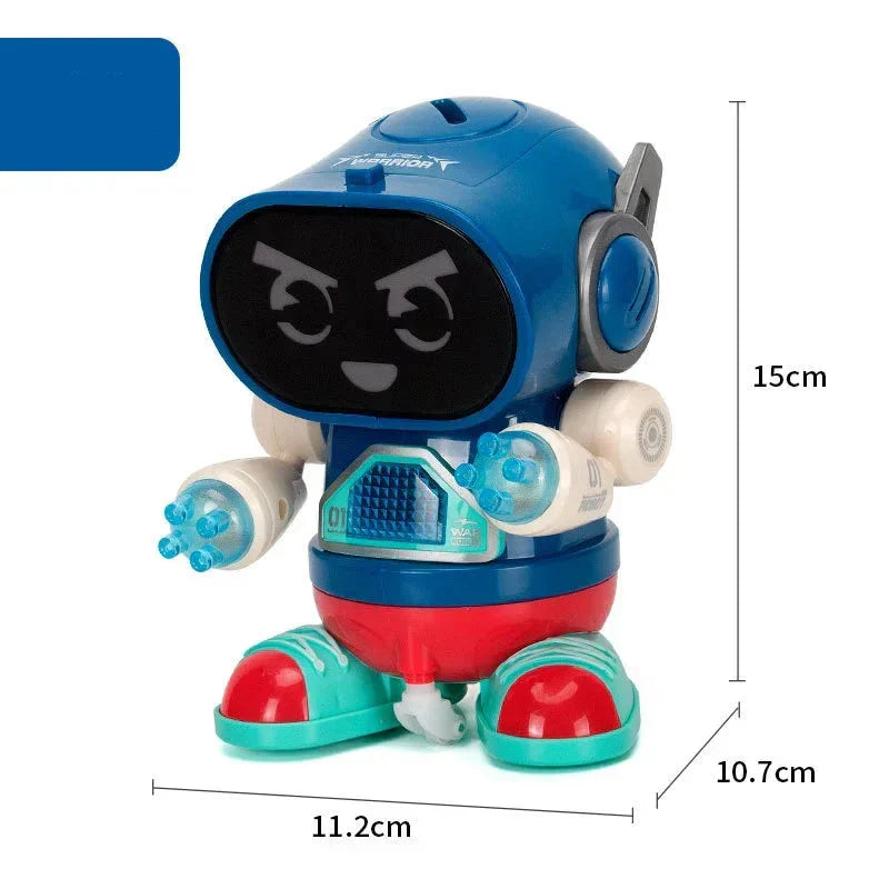 Tanzender roboter mit licht und musik