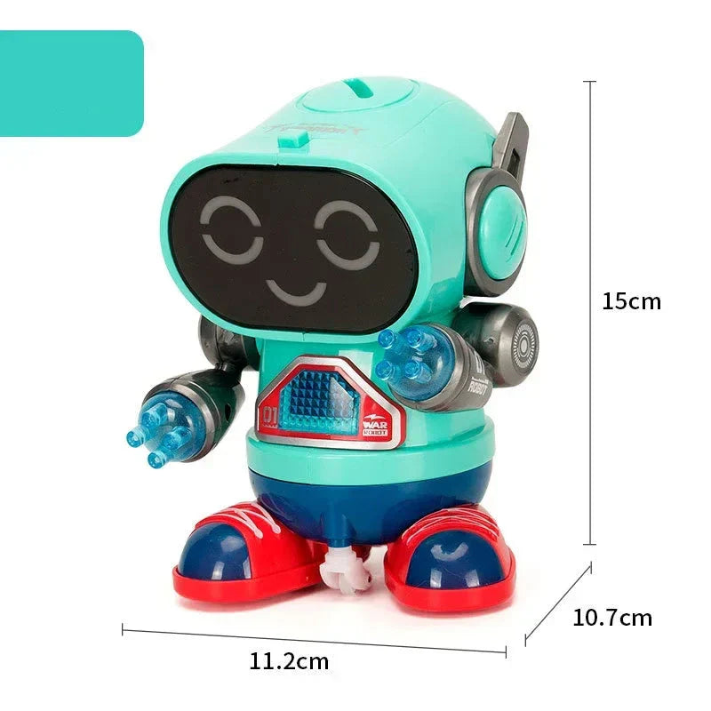 Tanzender roboter mit licht und musik